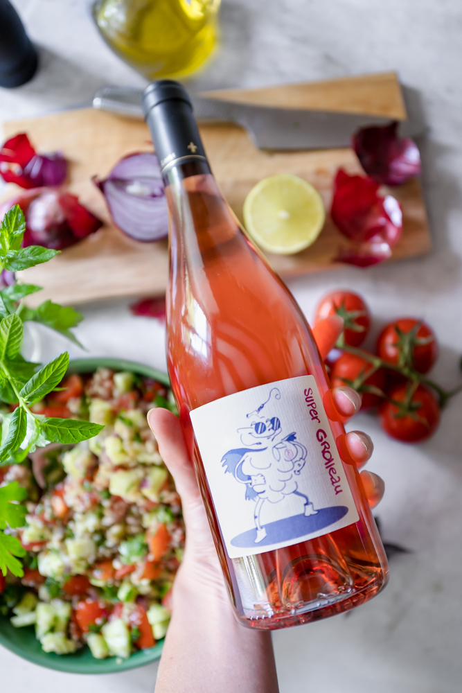 Super-Grolleau vin rosé Aoc touraine azay le rideau